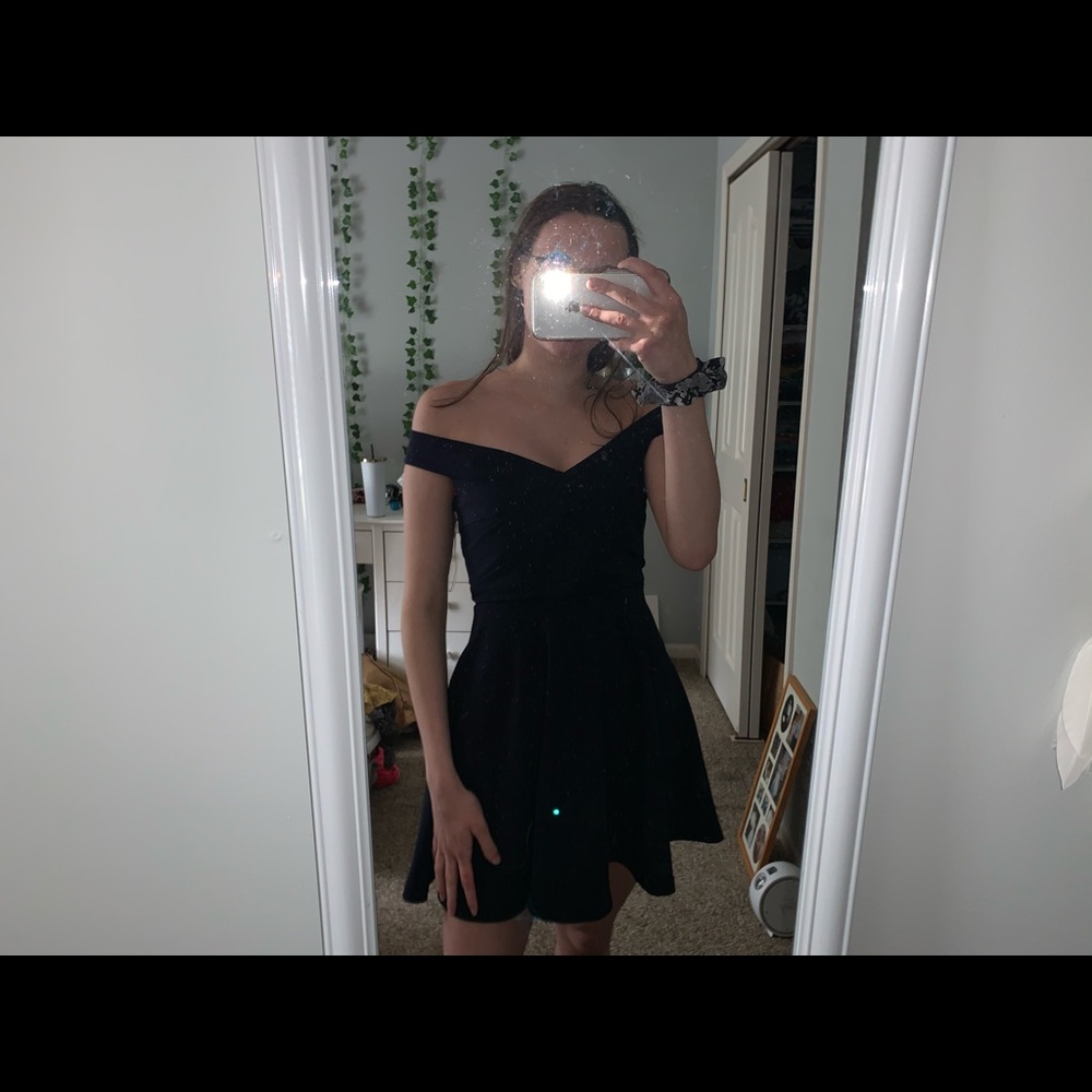 Navy Homecoming Dress